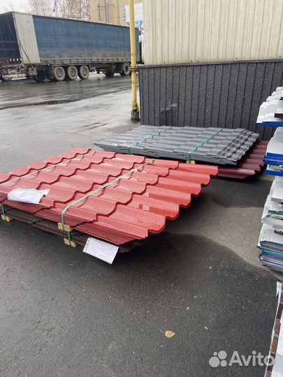 Металлочерепица некондиция 1,5м в один цвет