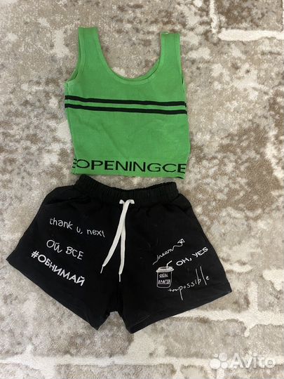Топ и шорты