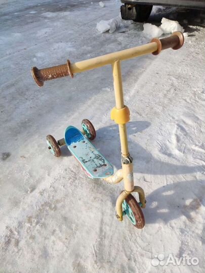 Самокат детский трехколесный
