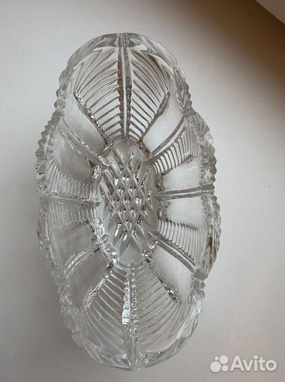 Ваза салатник хрусталь СССР