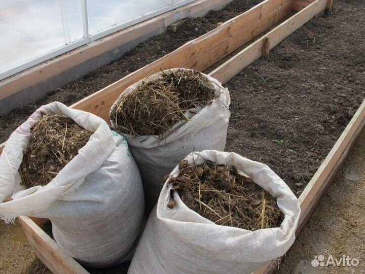Чернозем навоз грунт для рассады
