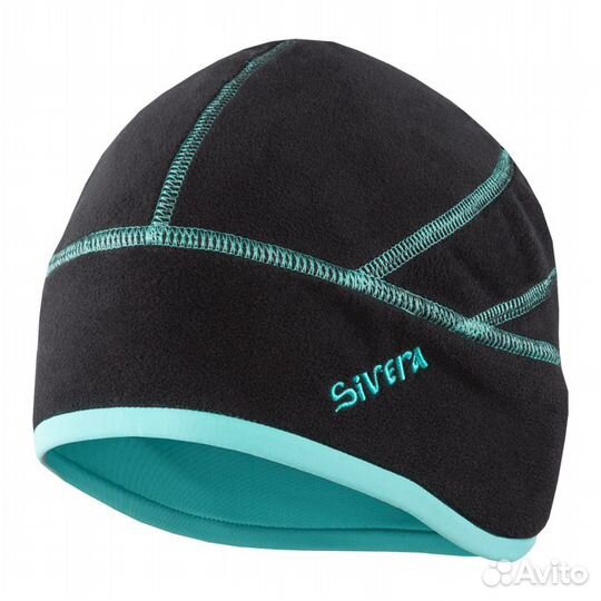Шапка Sivera Бадай р.54 цвет черный/аква
