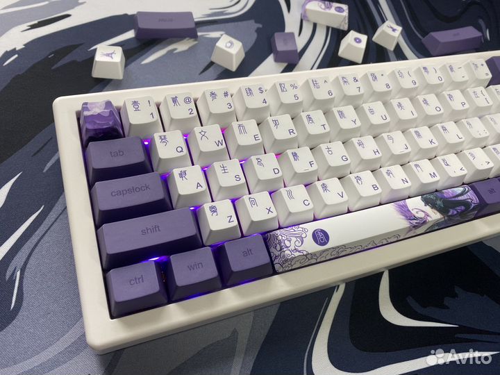 Кастомная клавиатура на базе Gmk67 + Silent Peach