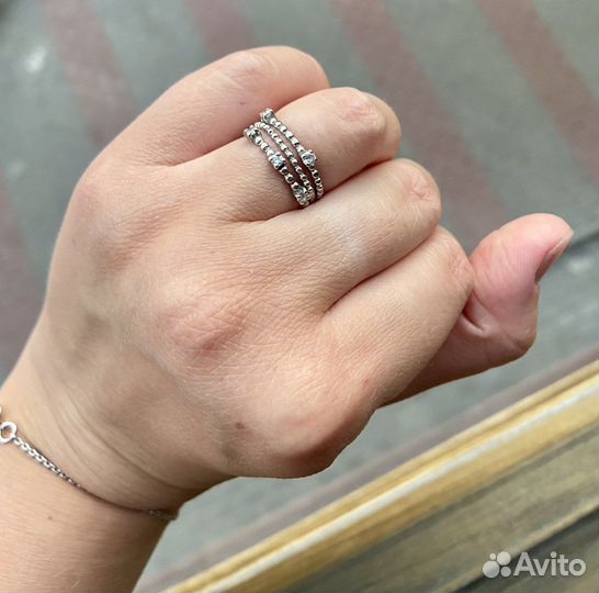 Кольца серьги Серебро 925