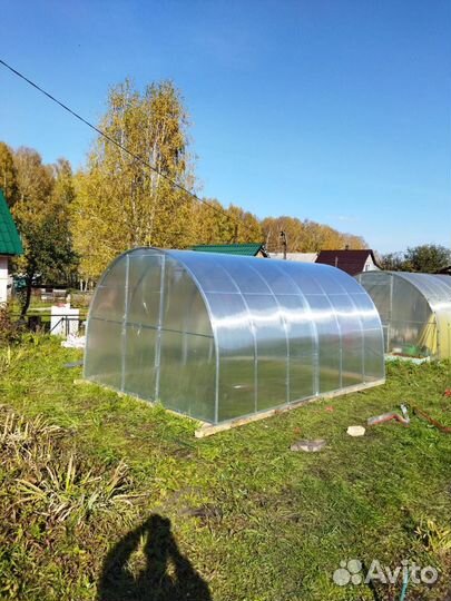 Теплица сверхпрочная 3*4 с поликарбонатом