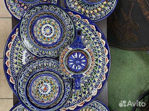 Сервис узбекский ручной работы на 6 персон