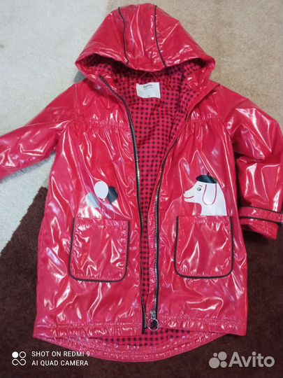 Плащик для девочки рост 122