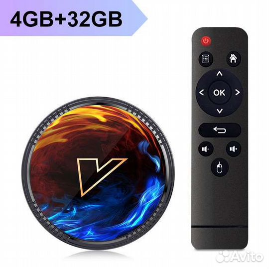 Smart-tv приставка, Android 12, 4/32Gb
