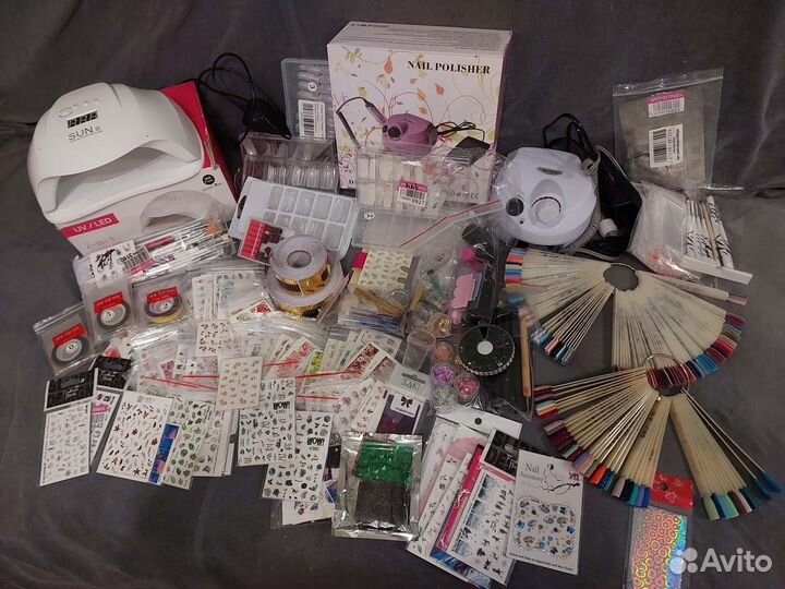 Набор для маникюра и наращивания ногтей