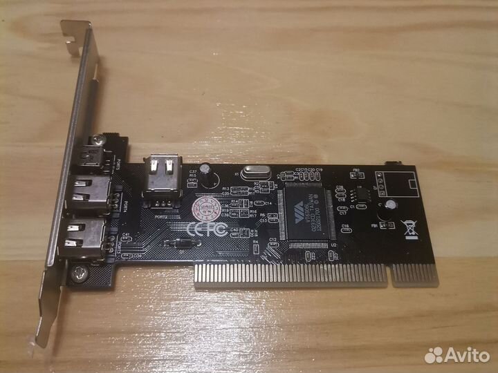 PCI-контроллер VIA6306 ieee 1394 3+1port