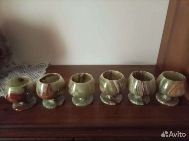 Набор бокалов из оникса