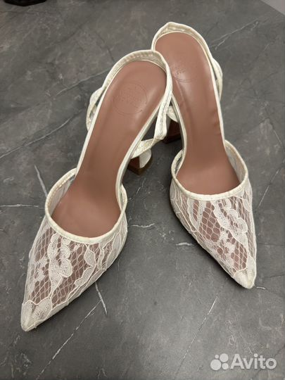 Кружевные туфли женские