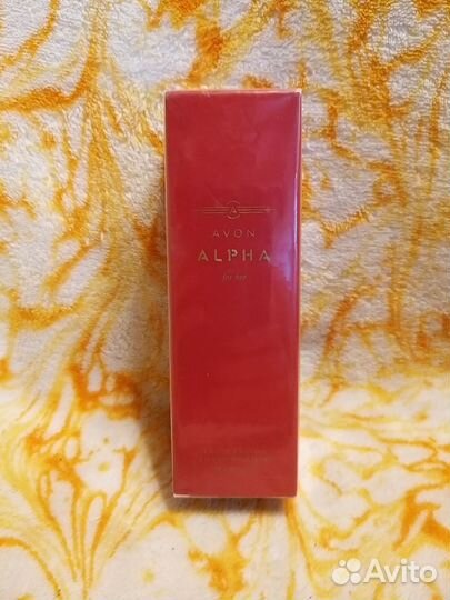 Туалетная вода Alpha avon снятое винтаж