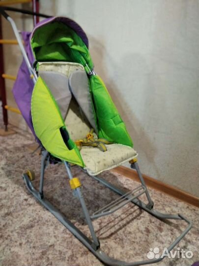 Санки-коляска, детские санки