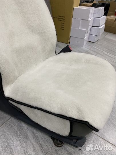 Меховые накидки на сидения автомобиля