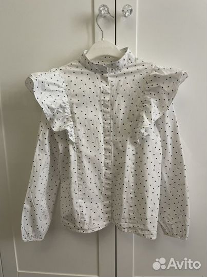 Блузка для девочки школьная