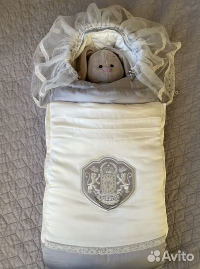 Роскошный зимний конверт на выписку choupette