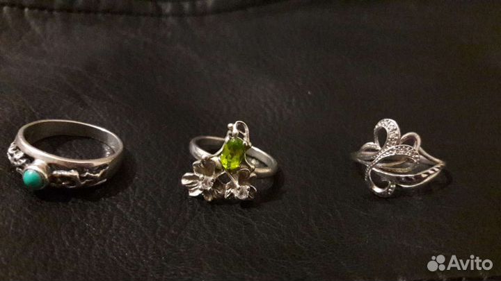 Кольца серебро СССР