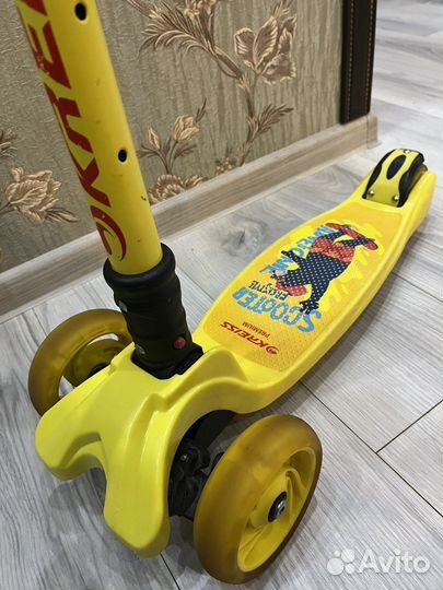Самокат детский трехколесный складной