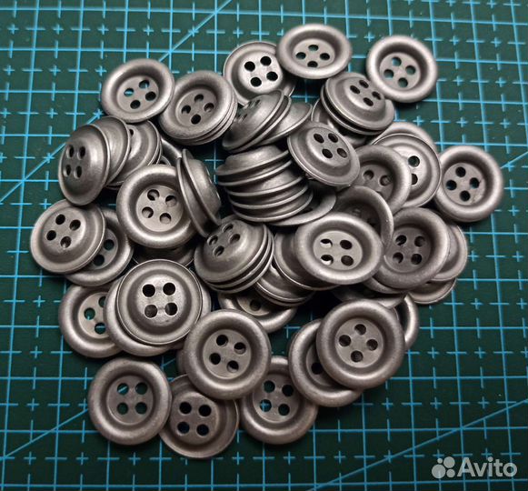 Пуговица техническая алюминий копия