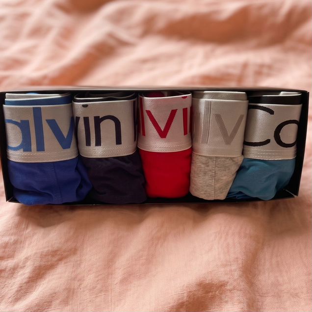 Трусы боксеры Calvin Klein подарочный набор 5шт