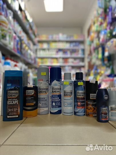 Продукция Balea крема, дезодоранты, гели