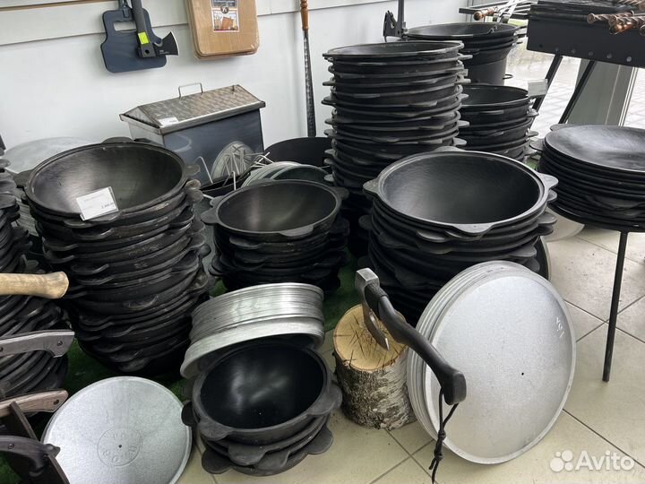 Казан чугунный узбекский