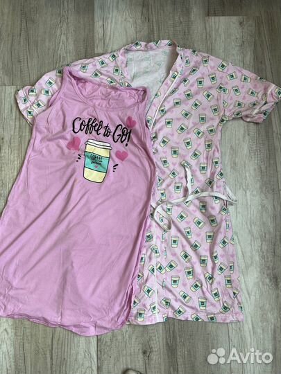 Халат+сорочка