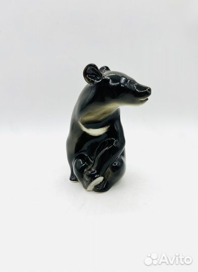 Статуэтка Гималайский Мишка Лфз СССР 13 см