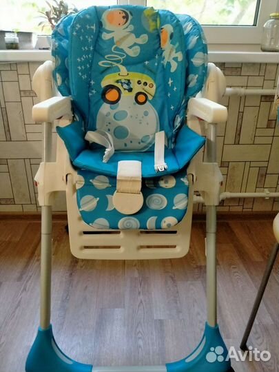 Стульчик для кормления chicco polly 2 в 1