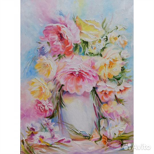 Картина с розами 