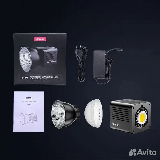 Ulanzi Lt028 40w Видео свет со встроенным Акб