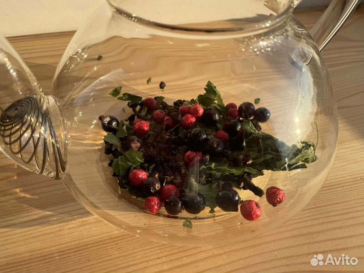 Иван чай смородина 500г, ягоды и листья, для зож