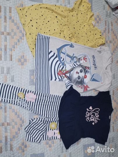 Одежда на девочку пакетом 98-104 см