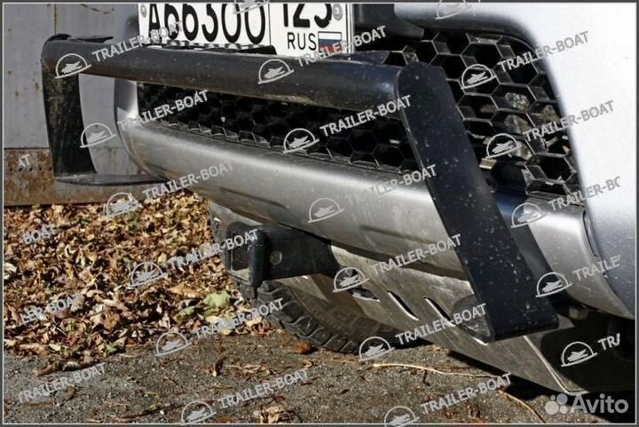 Фаркоп передний Mitsubishi L200 2007-2016, под квадрат, 3861