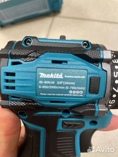 Безщеточный шуруповерт Makita