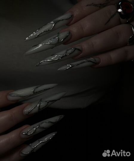 Маникюр наращивание педикюр