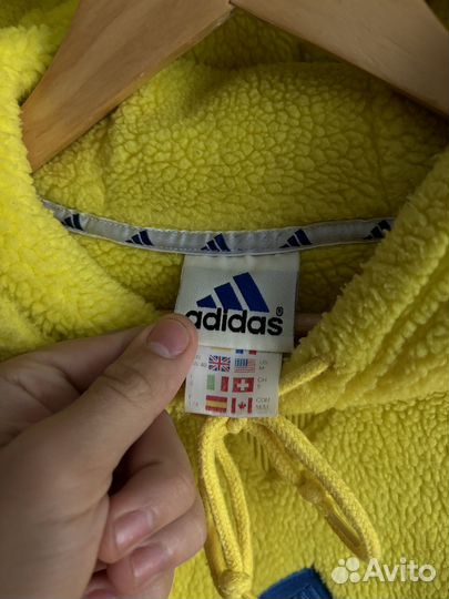 Плюшевое худи Adidas оригинал