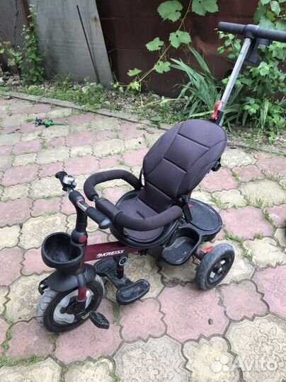 Велосипед коляска с ручкой