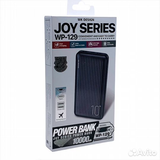 Power bank wekome WP-129 10000mAh 2A Black