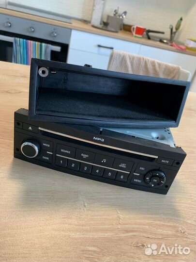 Магнитолла rd 43 с USB и AUX для Peugeot Citroen