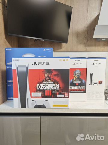 Новая PS5 с дисководом + Игра CoD MW3 + гарантия объявление продам