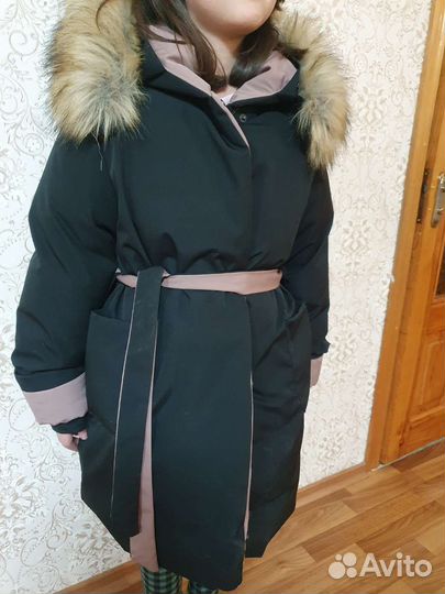 Пальто для девочки 134 140