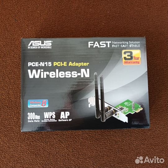 Wi-Fi адаптер asus PCE-N15