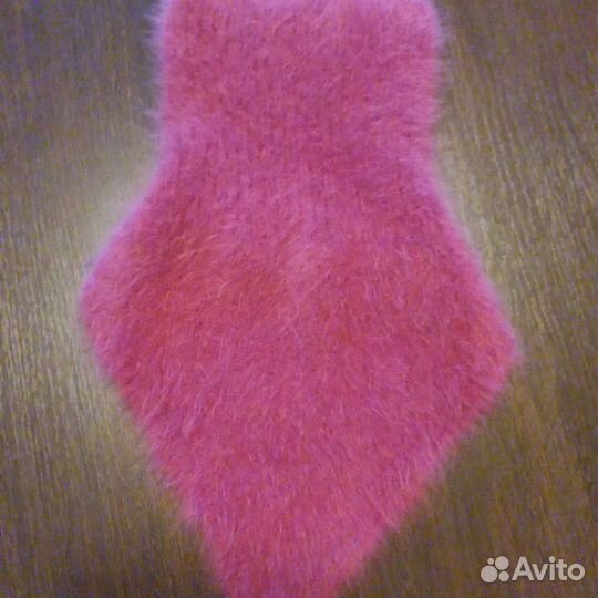 Шапка ушанка и снуд уголок