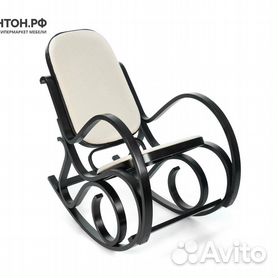 Кресло-качалка AX3002-2 венге / бежевый