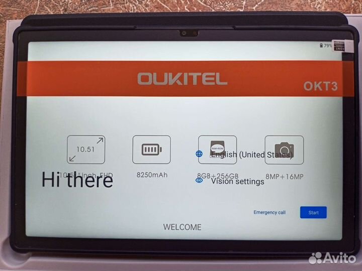 Oukitel OKT3 8/256 новый планшет