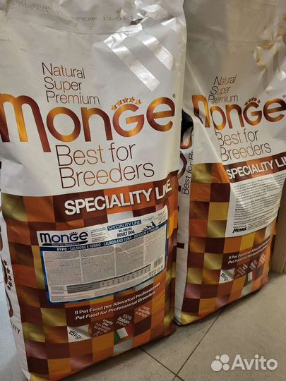 Корм Monge монж Dog 15 кг