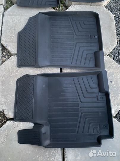 Комплект резиновых ковриков Hyundai Solaris седан