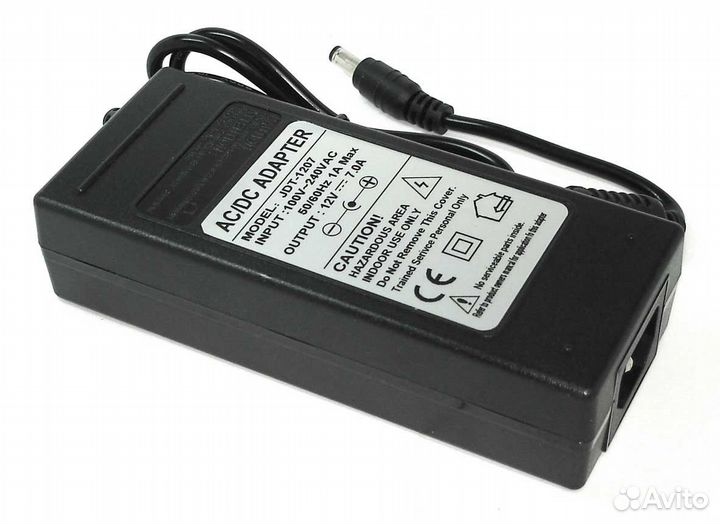 Блок питания 5.5x2.5 12V 7A